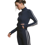 Side Stripe Zip Jacket - Denny's