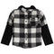 Buffalo Check Layer Hooded Flannel - Denny's