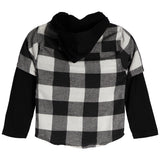 Buffalo Check Layer Hooded Flannel - Denny's