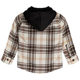 Hooded Flannel Shirt - Denny's