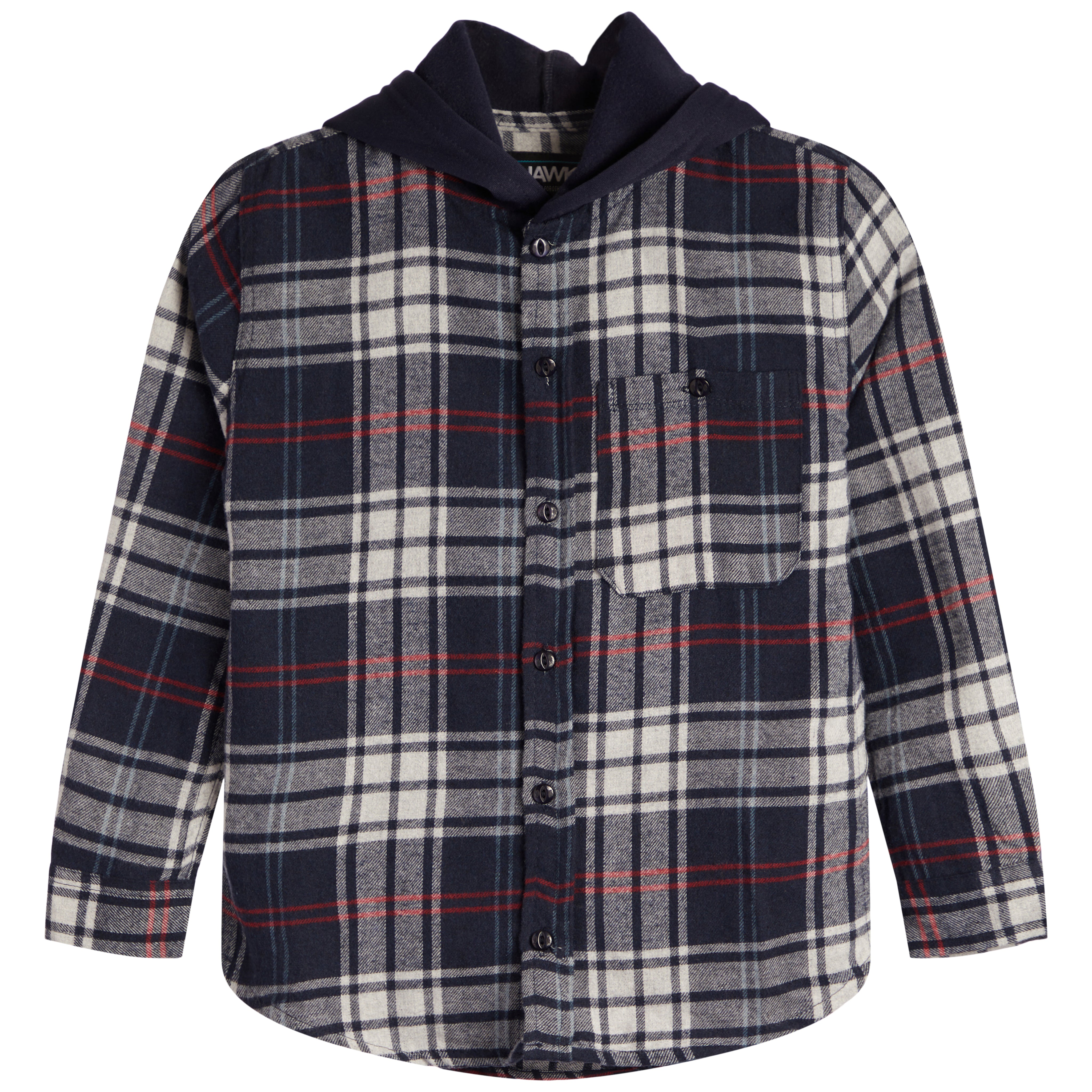 Hooded Flannel Shirt - Denny's