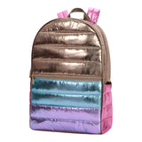 Icy Color Block Puffer Backpack - Denny's