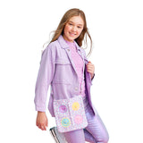 Smiles Crochet Crossbody Bag - Denny's