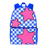 Star Checkered Backpack - Denny's