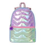 Color Block Quilted Backpack - Denny's