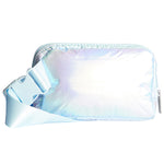 Iridescent Color Block Belt Bag - Denny's
