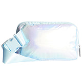 Iridescent Color Block Belt Bag - Denny's
