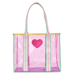 Color Block Clear Tote - Denny's