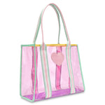 Color Block Clear Tote - Denny's
