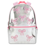 Silver Sequin Bows Backpack - Denny's