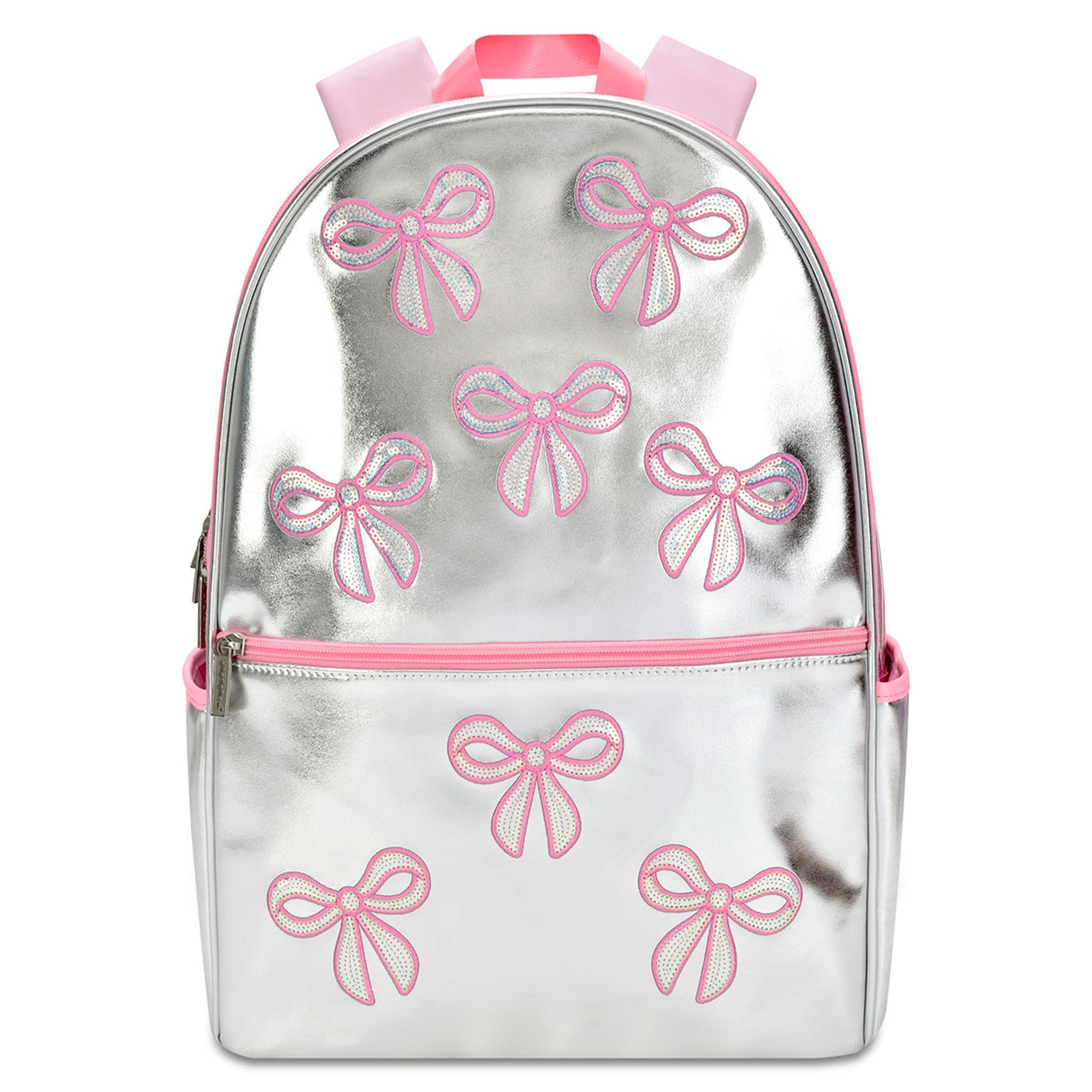 Silver Sequin Bows Backpack - Denny's
