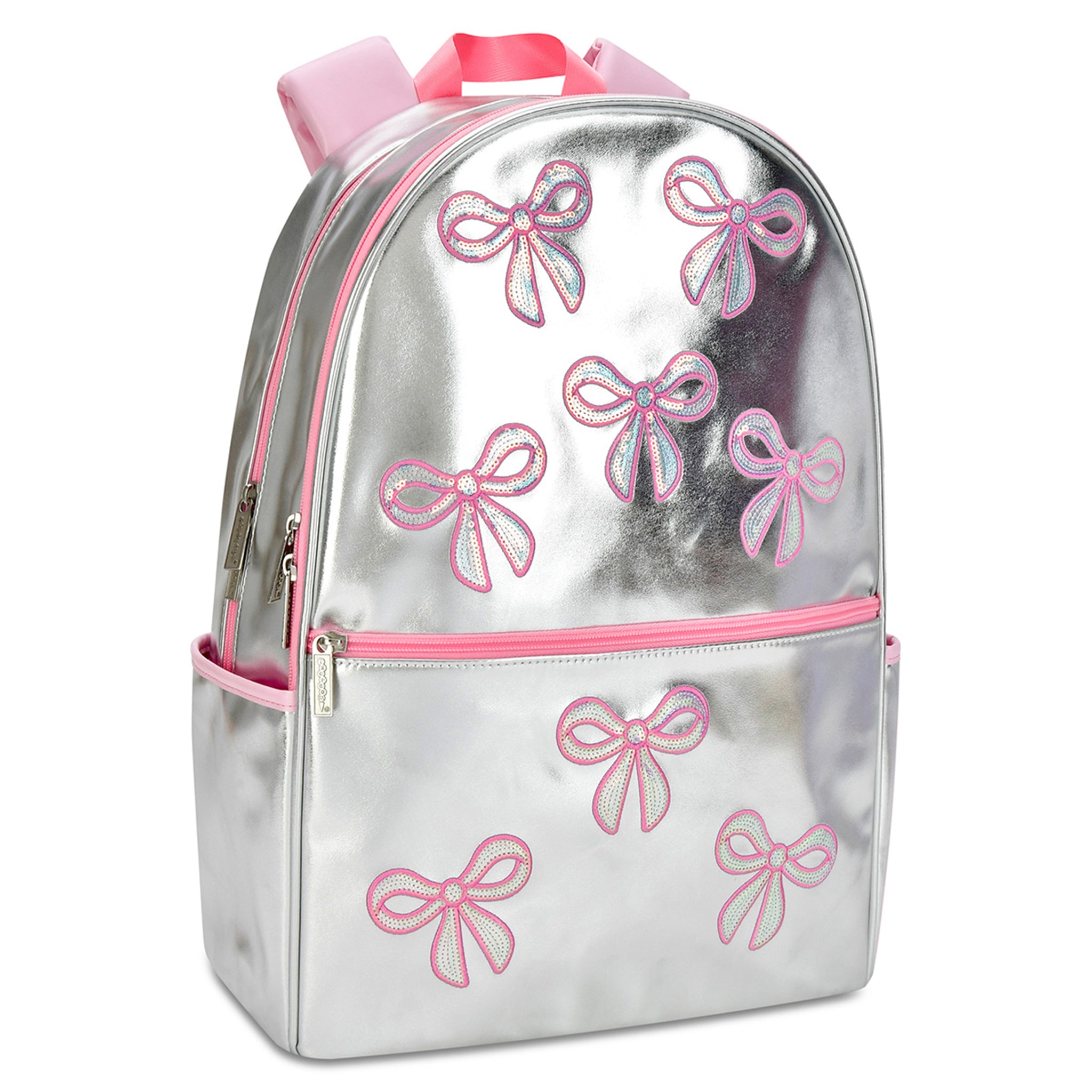 Silver Sequin Bows Backpack - Denny's