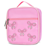 Pink Glitter Bows Lunch Tote - Denny's