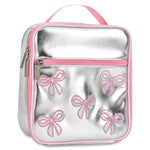 Silver Sequin Bows Lunch Tote - Denny's