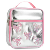 Silver Sequin Bows Lunch Tote - Denny's