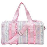Floral Stripes Duffel