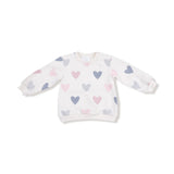 2pc Hearts Sweatshirt Legging Set - Denny's