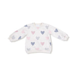 2pc Hearts Sweatshirt Legging Set - Denny's