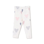 2pc Hearts Sweatshirt Legging Set - Denny's