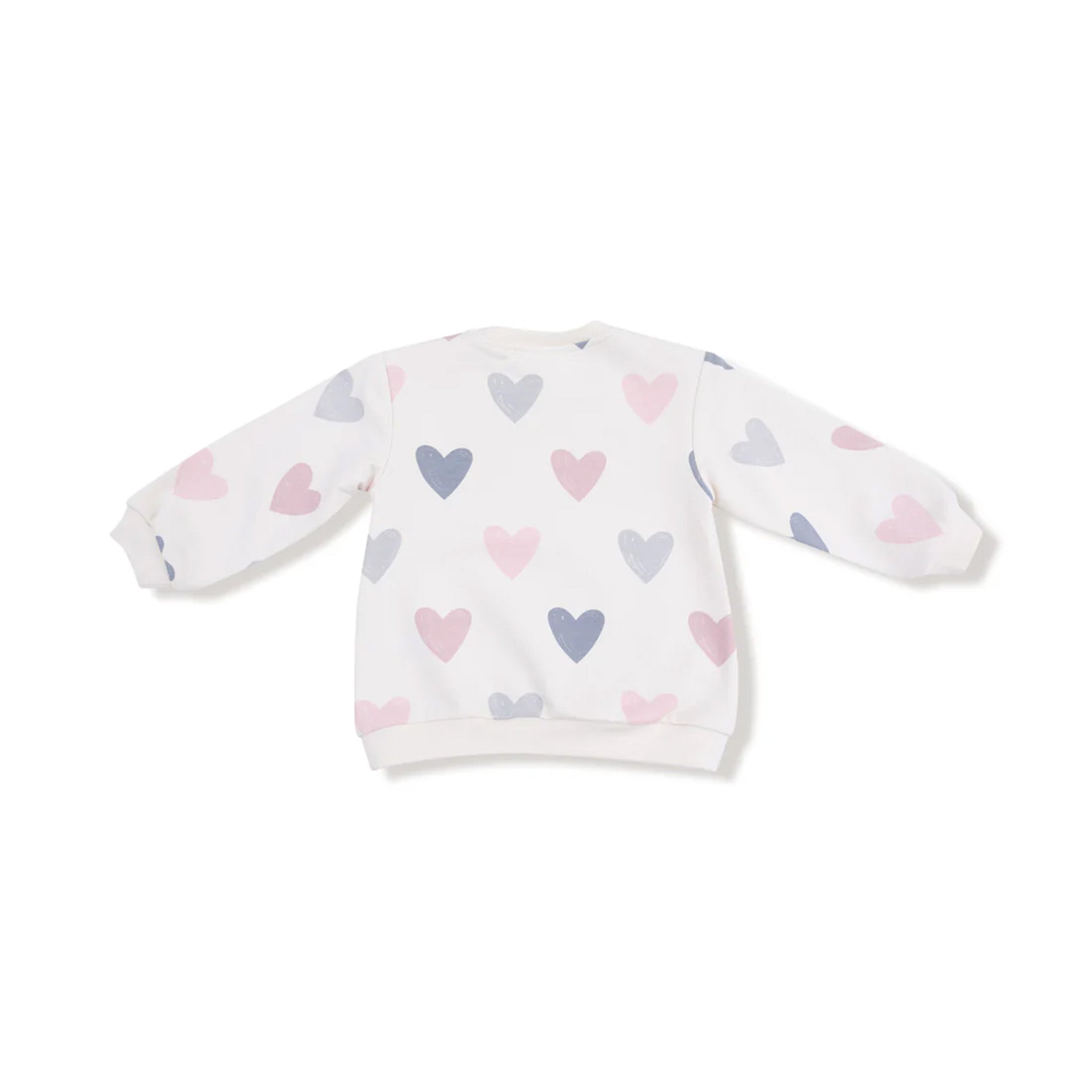 2pc Hearts Sweatshirt Legging Set - Denny's