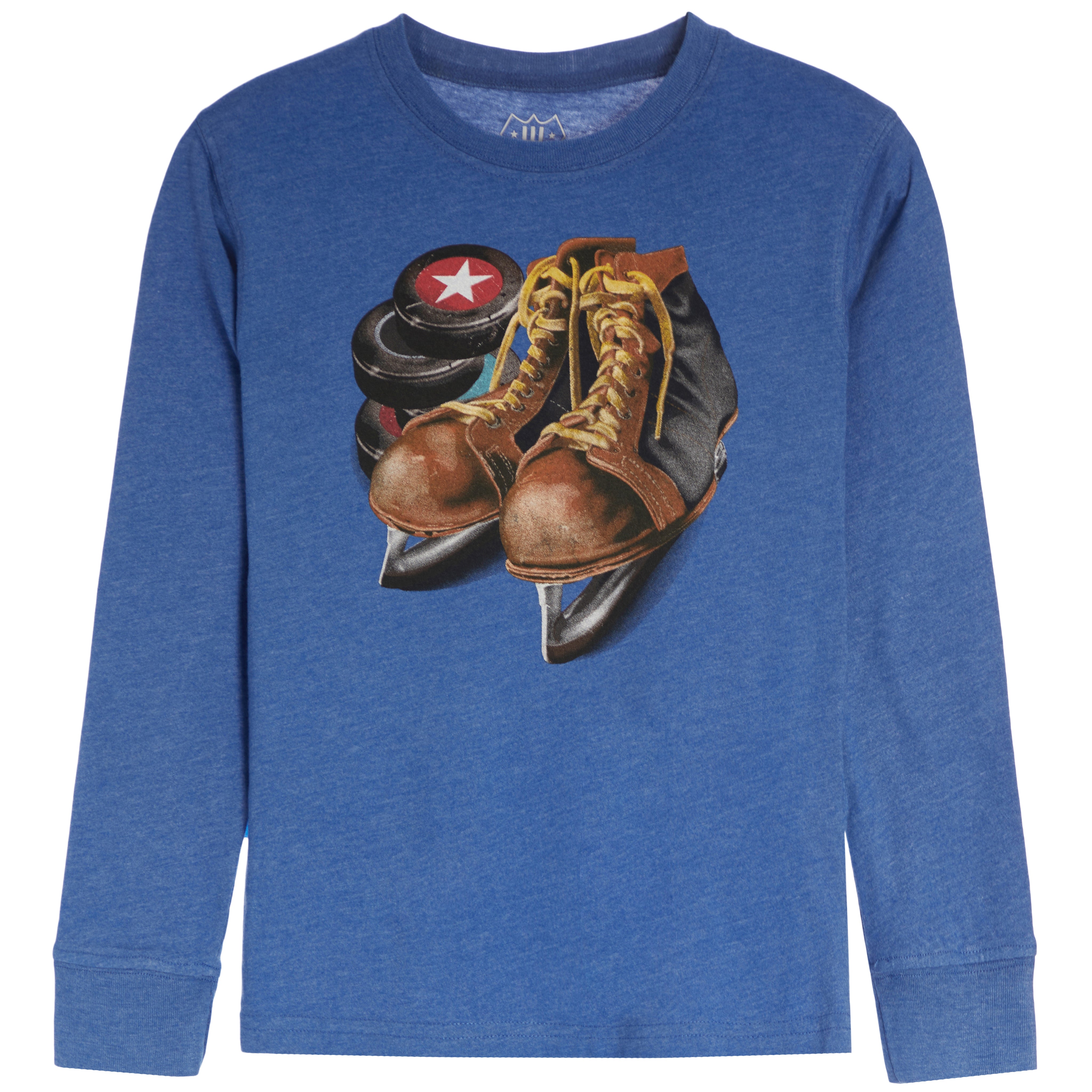 Hockey Skates Long Sleeve Tee - Denny's