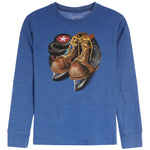 Hockey Skates Long Sleeve Tee - Denny's