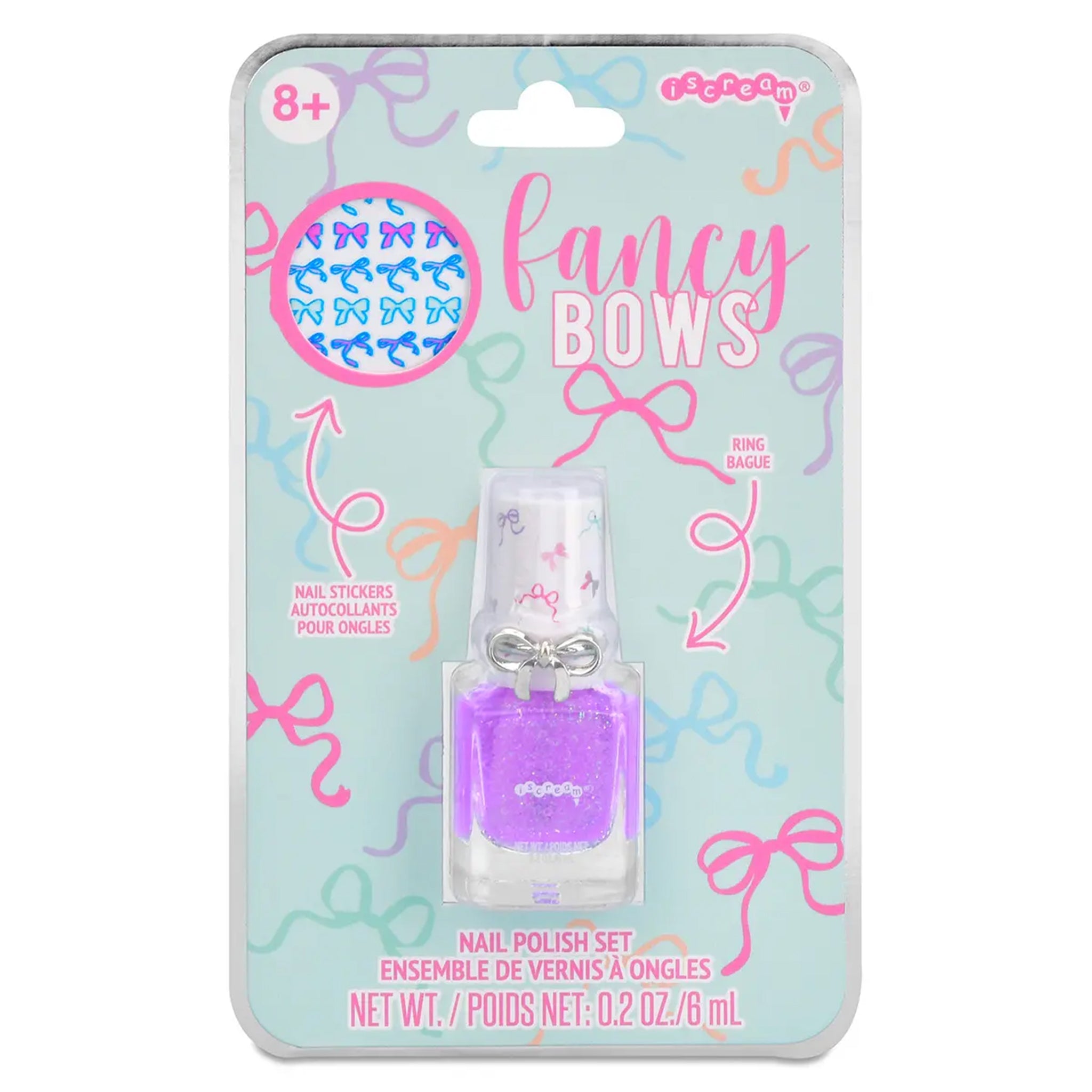 Fancy Bows Nail Polish and Ring Set - Denny's