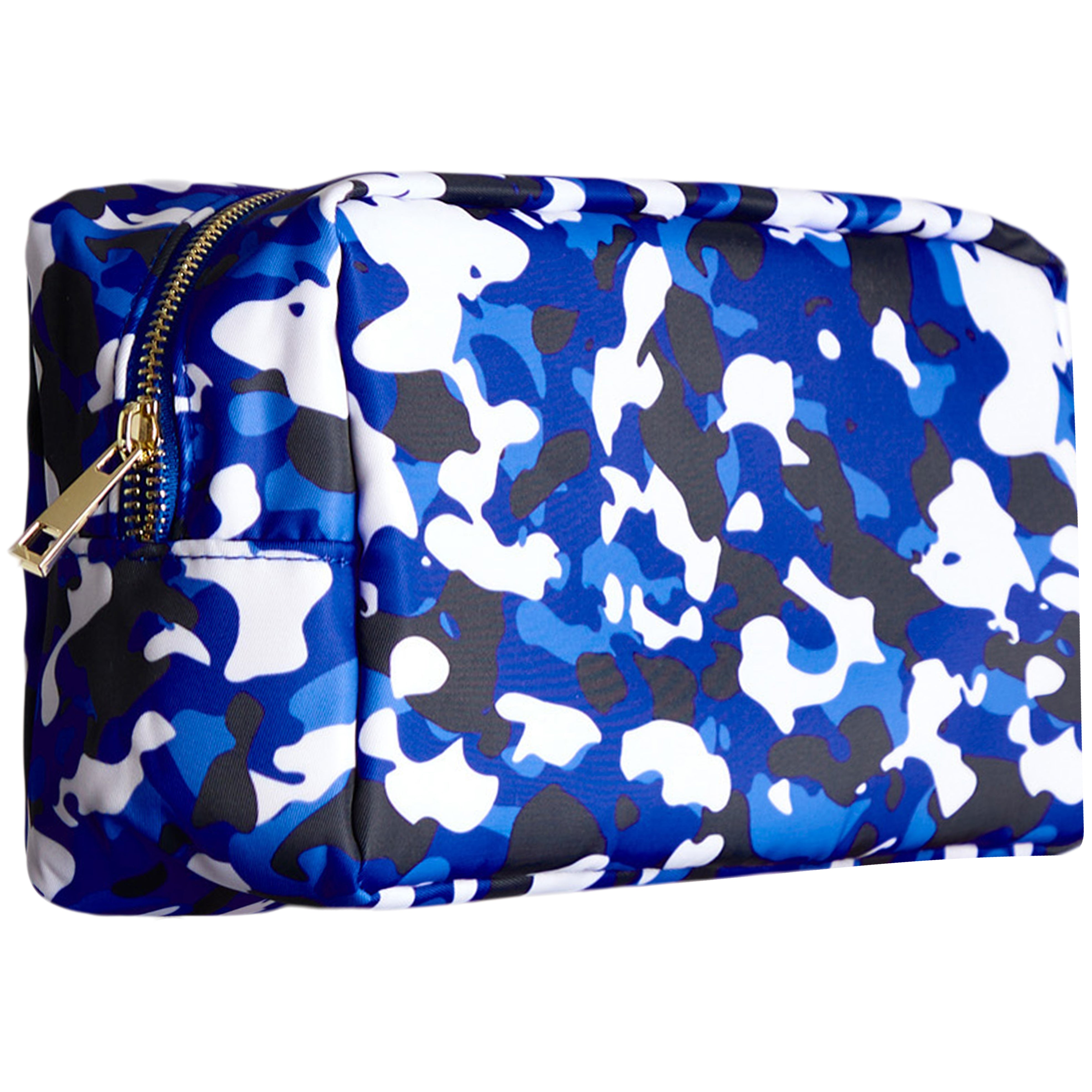 Varsity Blue Camo Zip Bag - Denny's