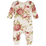 2 pc Cabbage Rose Romper & Headband Set - Denny's