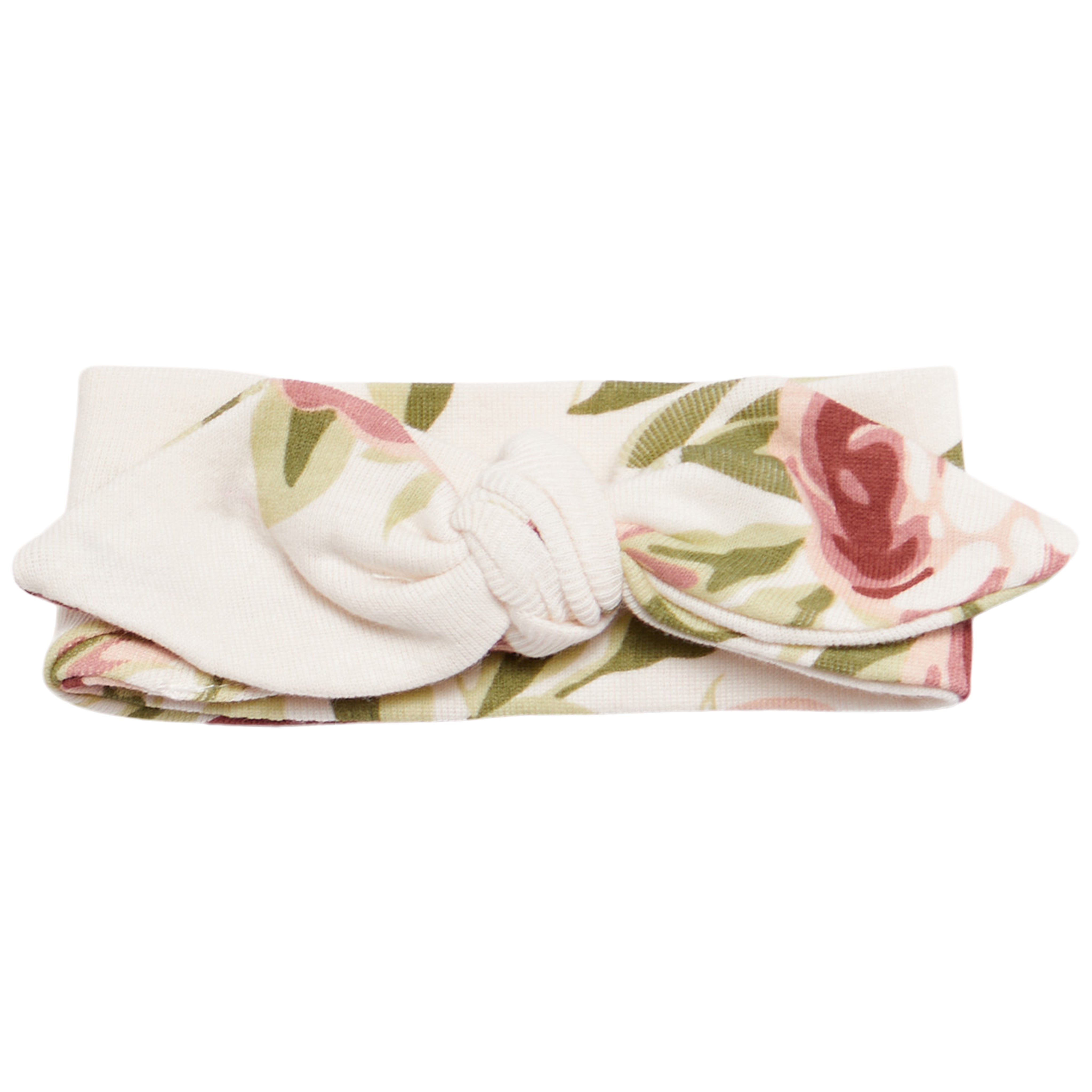 2 pc Cabbage Rose Romper & Headband Set - Denny's