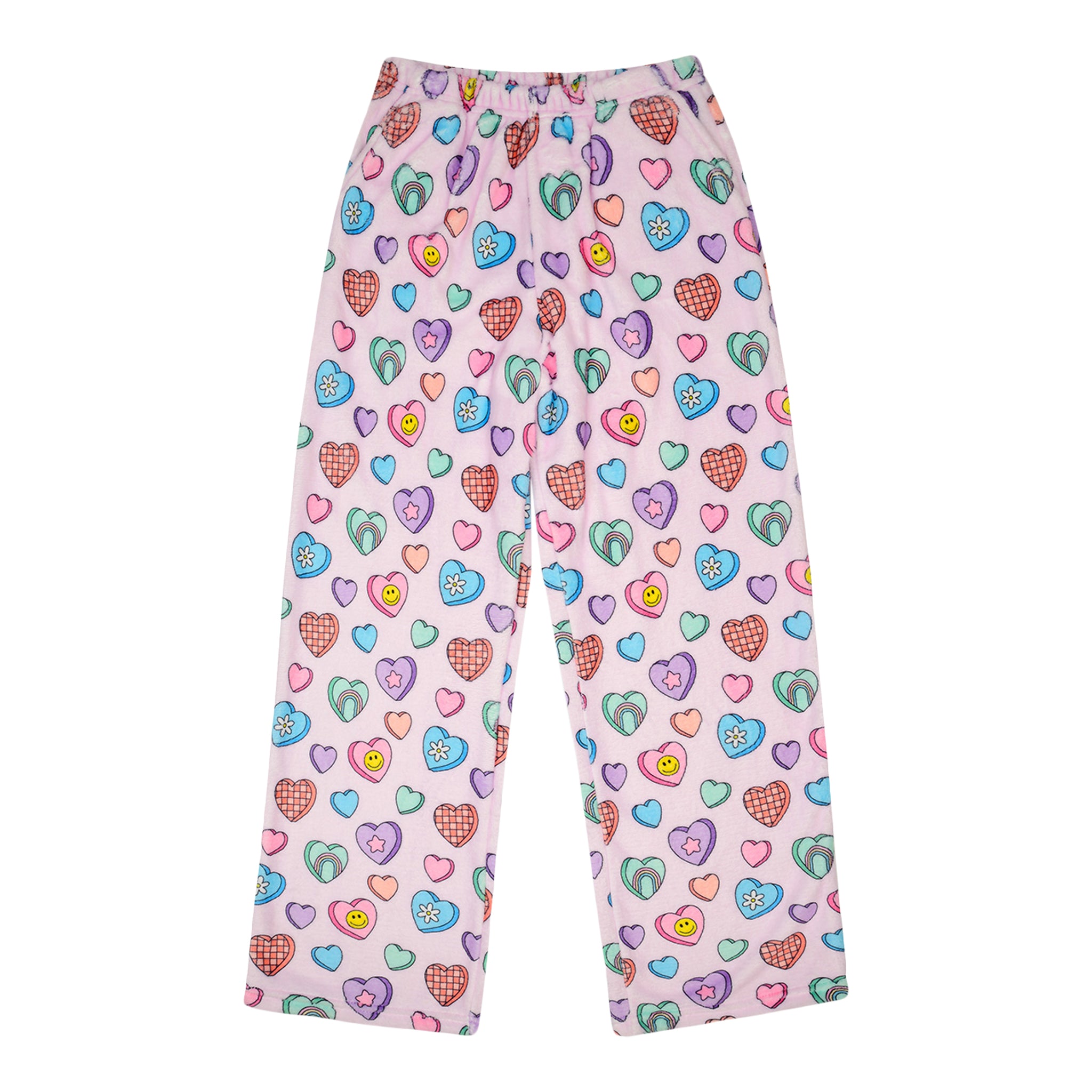 Candy Hearts Plush Pant - Denny's