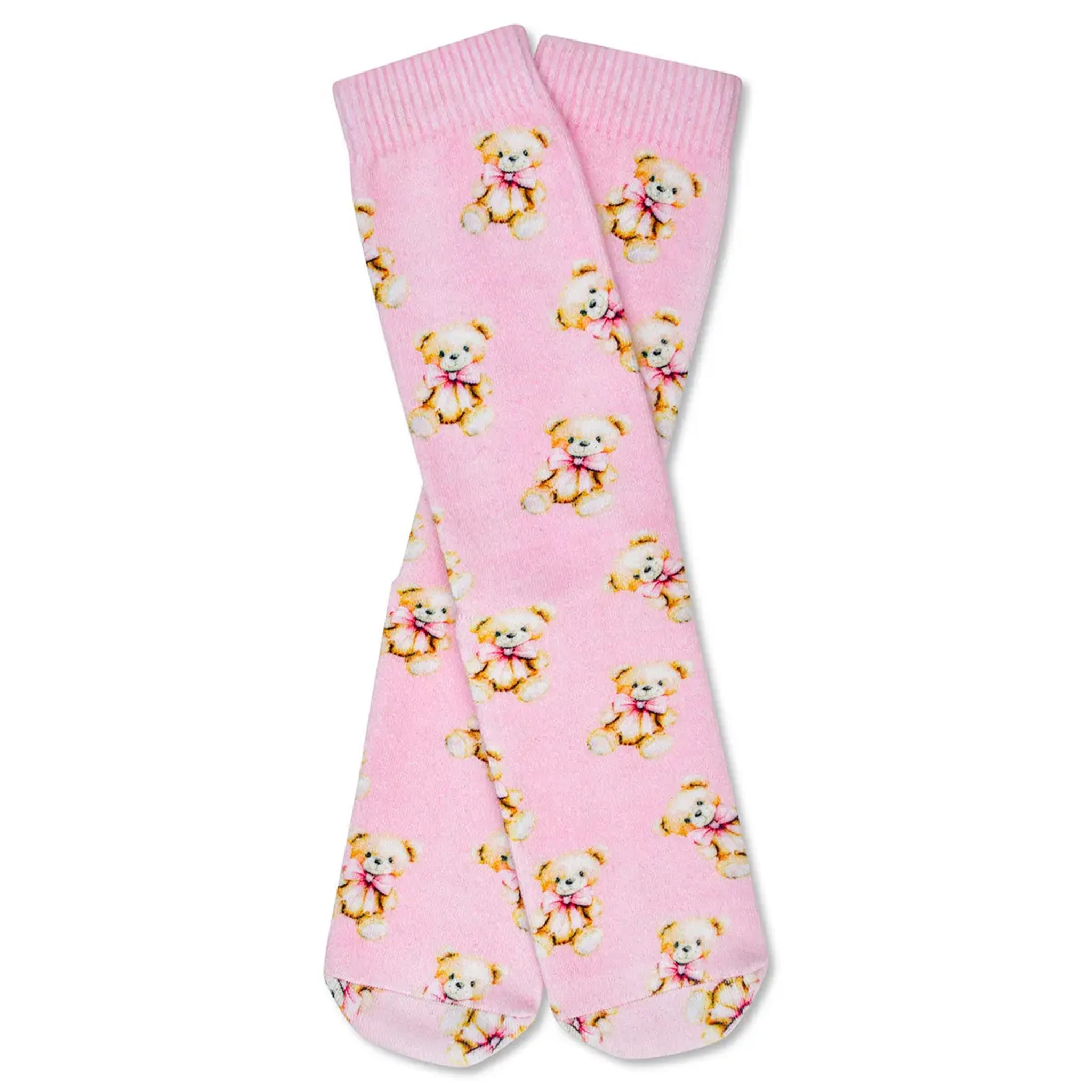 Beary Cute Pink Bear Socks - Denny's