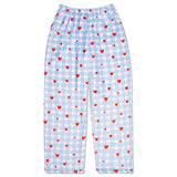 Gingham Heart Plush Pant