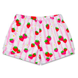 Strawberry Stripes Plush Short