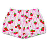 Strawberry Stripe Plush Short