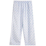 Blue Ditzy Plush Pant