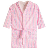Floral Stripe Robe