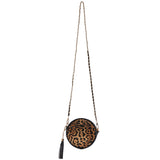Round Leopard Purse - Denny's