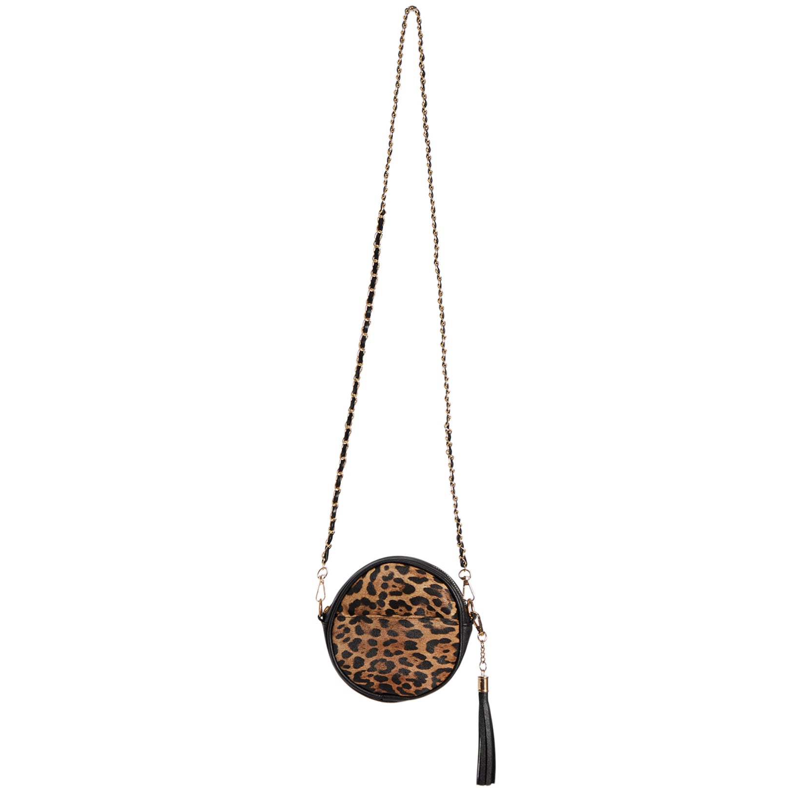 Round Leopard Purse - Denny's