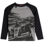 Race Car Long Sleeve Raglan Tee - Denny's