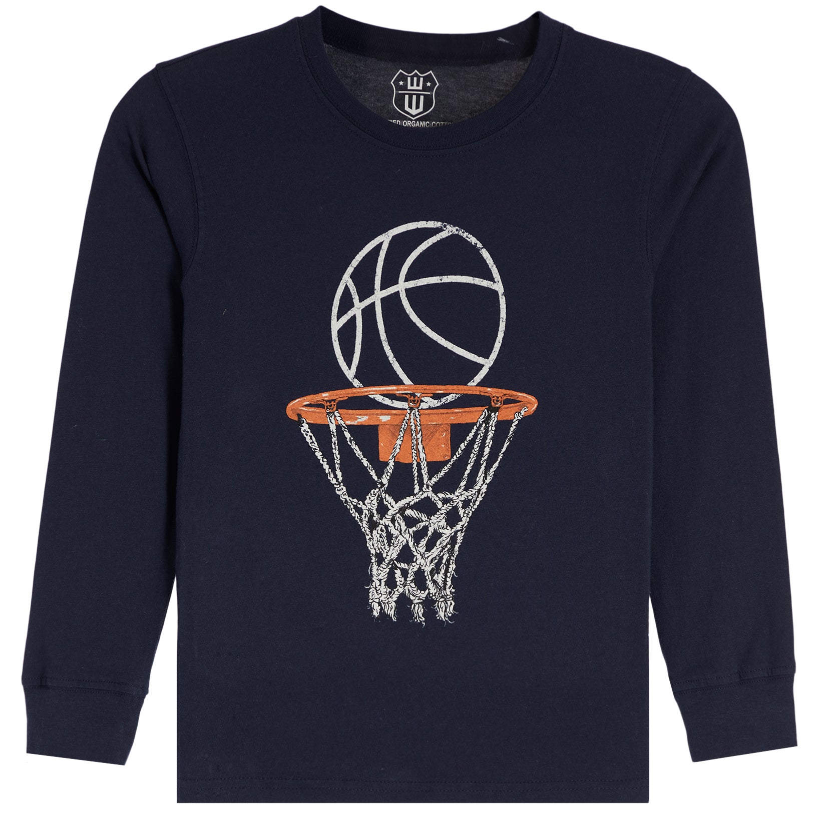 Basketball Hoops Long Sleeve Tee - Denny's