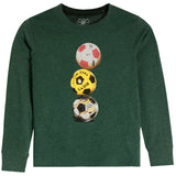 Soccer Ball Tower Long Sleeve Tee - Denny's