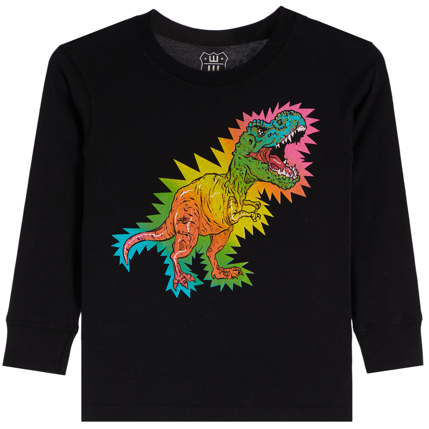 Ombre Dino Long Sleeve Tee - Denny's