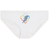 Checkered Bolt/Heart/Rainbow Bikini - Denny's