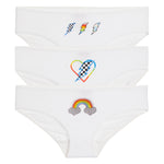 Checkered Bolt/Heart/Rainbow Bikini - Denny's