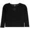 Long Sleeve Tee With Cut Out Heart And Stones - Denny's