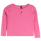 Long Sleeve Tee With Cut Out Heart And Stones - Denny's