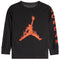 Jordan Up In Flames Long Sleeve Tee - Denny's