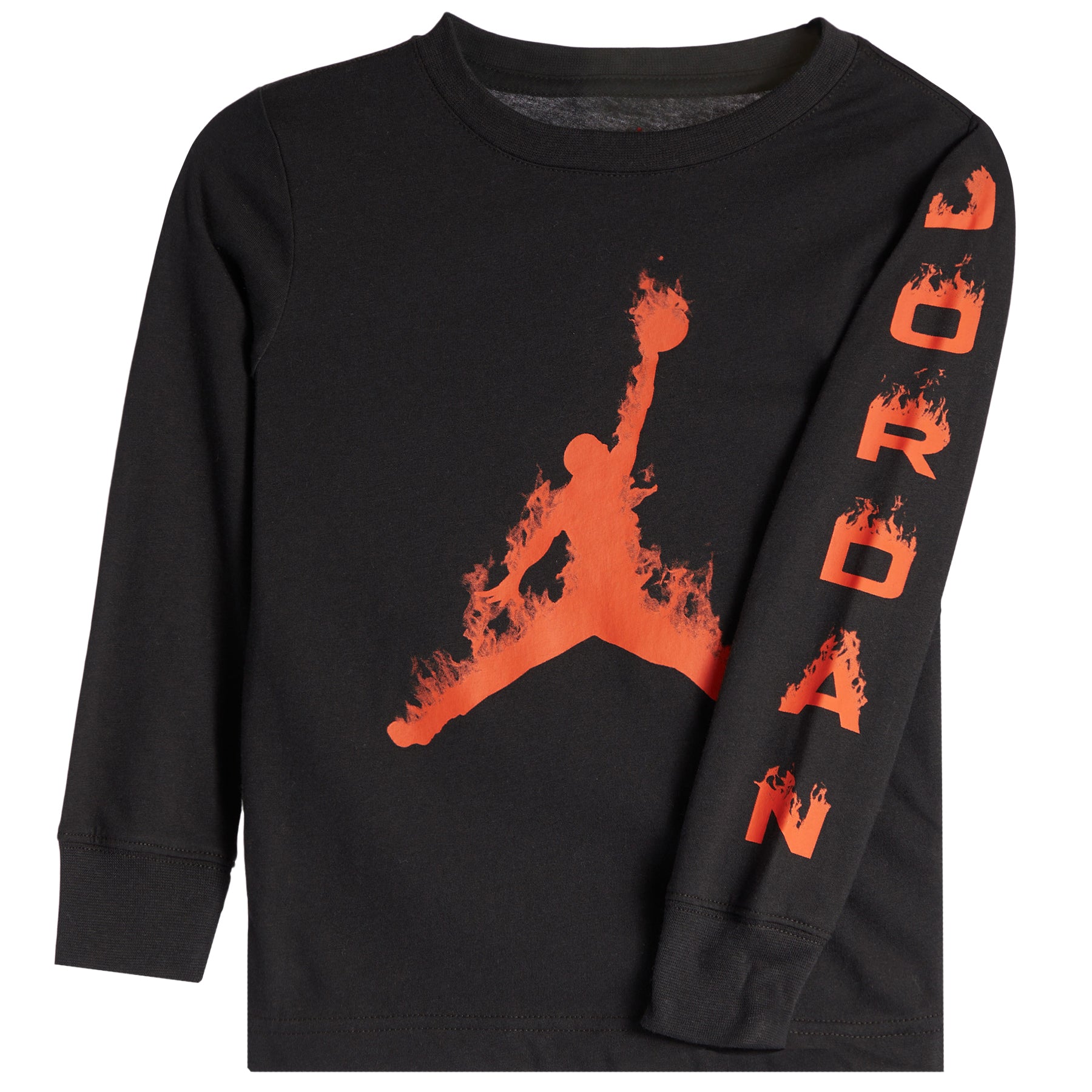 Jordan Up In Flames Long Sleeve Tee - Denny's