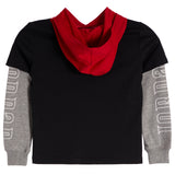 Jordan Game Time 2fer Jersey Hoodie - Denny's